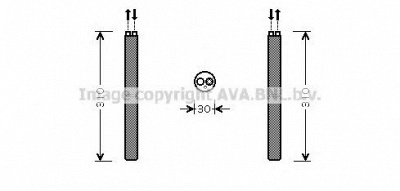 AVA QUALITY COOLING ald098 -  Осушитель, кондиционер